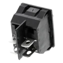 TE Connectivity DPST On-Off On-Off Rocker Switch Panel 10A 28V DC Polyamide Housing 1634201-2