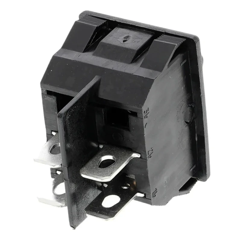 TE Connectivity DPST On-Off On-Off Rocker Switch Panel 10A 28V DC Polyamide Housing 1634201-2