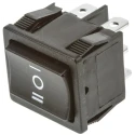 TE Connectivity DPDT On-Off-On Rocker Switch Panel 1-1634200-7 10A, IP66, Panel Mount