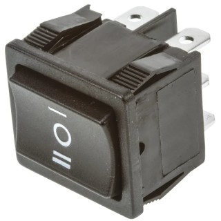 TE Connectivity DPDT On-Off-On Rocker Switch Panel 1-1634200-7 10A, IP66, Panel Mount