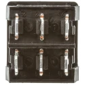TE Connectivity DPDT On-Off-On Rocker Switch Panel 1-1634200-7 10A, IP66, Panel Mount