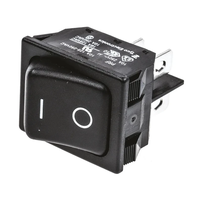 TE Connectivity DPST On-Off On-Off Rocker Switch Panel 1634201-3