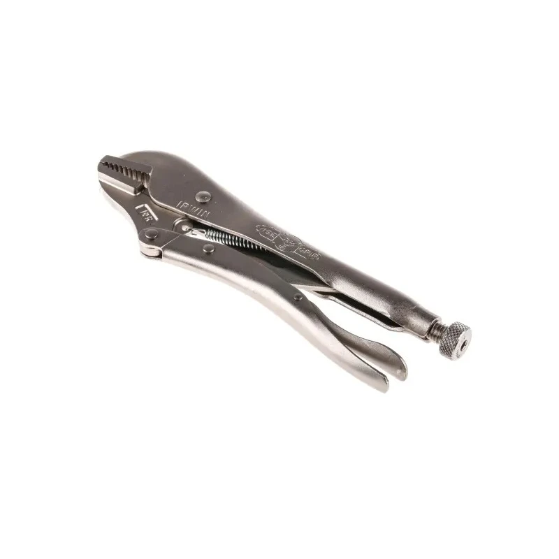 Irwin Locking Plier Straight Jaw, Steel Material, Chrome Finish, 250mm Overall Length T0102EL4