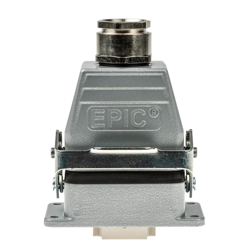 EPIC Heavy Duty Power Connector 4 Way 40A 1kV IP65 Rated M25 Thread H-Q5 HIGH CURRENT VOLTAGE KIT