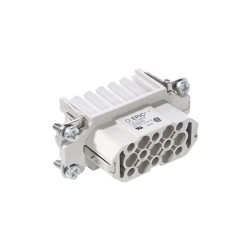 EPIC Heavy Duty Power Connector Insert 10A, H-D Series Male, 16 Contacts 11282200