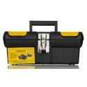 Stanley Plastic Tool Box Yellow Black 320mm Length 130mm Width 180mm Height 1-92-064