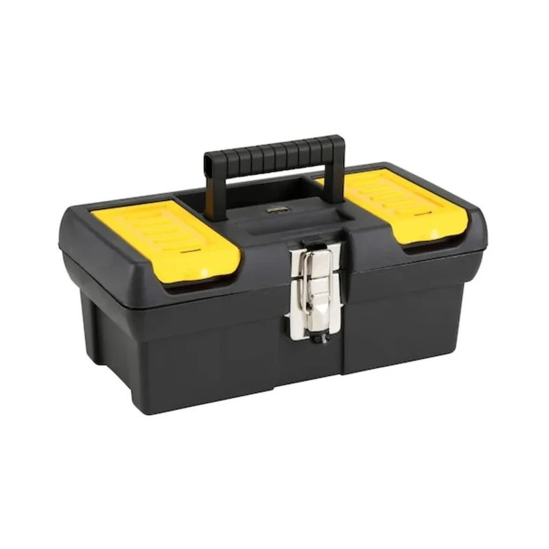 Stanley Plastic Tool Box Yellow Black 320mm Length 130mm Width 180mm Height 1-92-064