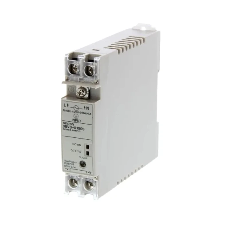Omron S8VS Switched Mode DIN Rail Power Supply 1 Phase AC Input 85-264V, 5V DC Output, 2A, 15W 
