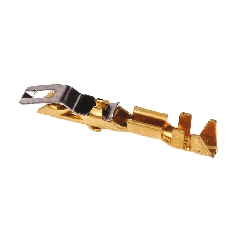 TE Connectivity AMPMODU Series Female Crimp Terminal 3A Current, 30-28 AWG, Gold Plated Contact 87191-1