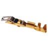 TE Connectivity AMPMODU Series Female Crimp Terminal, 30 AWG Min, 28 AWG Max, Gold Plated Contact 87191-1