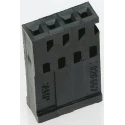 TE Connectivity AMPMODU Female Connector Housing 2.54 mm Pitch 3 Way 1 Row Straight 926657-3