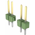 TE Connectivity AMPMODU MOD II Series Straight Through Hole Pin Header, 50 Contacts, 2.54 mm Pitch, 1 Row 5-826646-0