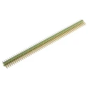 TE Connectivity AMPMODU MOD II Series Straight Through Hole Pin Header, 100 Contacts, 2.54 mm Pitch, 2 Row 5-826656-0