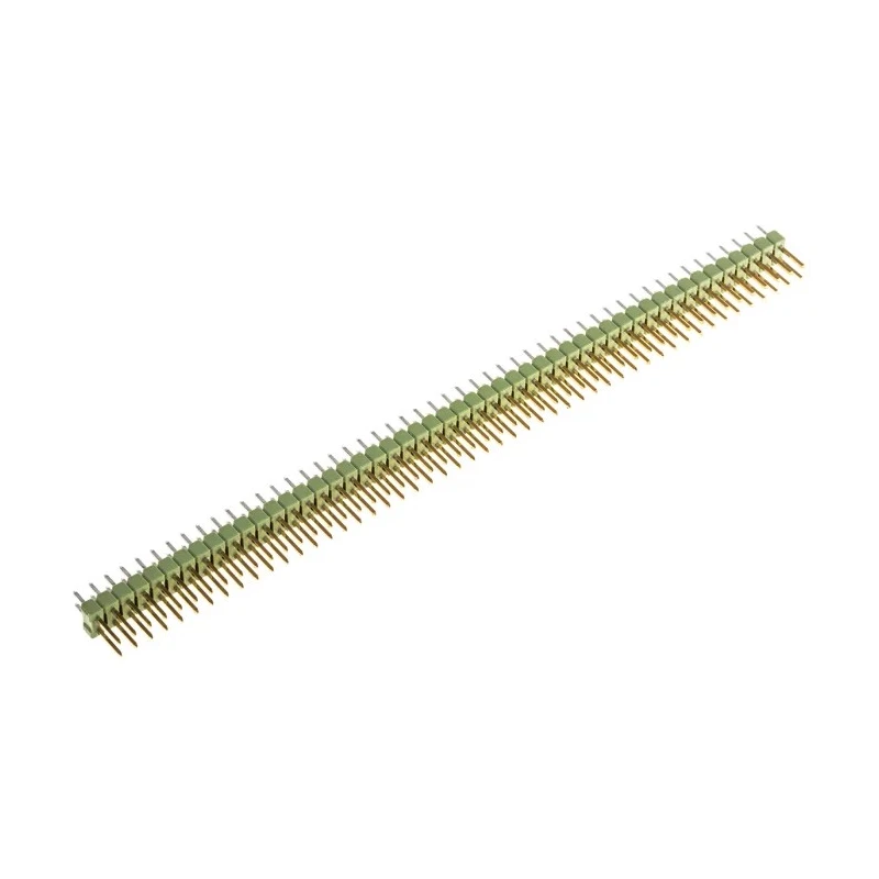 TE Connectivity AMPMODU MOD II Series Straight Through Hole Pin Header, 100 Contacts, 2.54 mm Pitch, 2 Row 5-826656-0