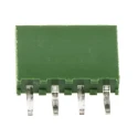 TE Connectivity AMPMODU Series Straight Through Hole PCB Socket, 4-Contact, 1 Row, 2.54 mm Pitch 12A Solder Termination HV100