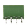 TE Connectivity AMPMODU Series Straight Through Hole PCB Socket, 4-Contact, 1 Row, 2.54 mm Pitch 12A Solder Termination HV100
