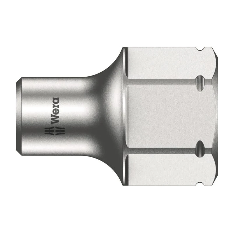Wera Chrome Vanadium Steel 1/4 in Drive 4.5 mm Standard Hex Socket 9.5 mm Overall Length 05003666001