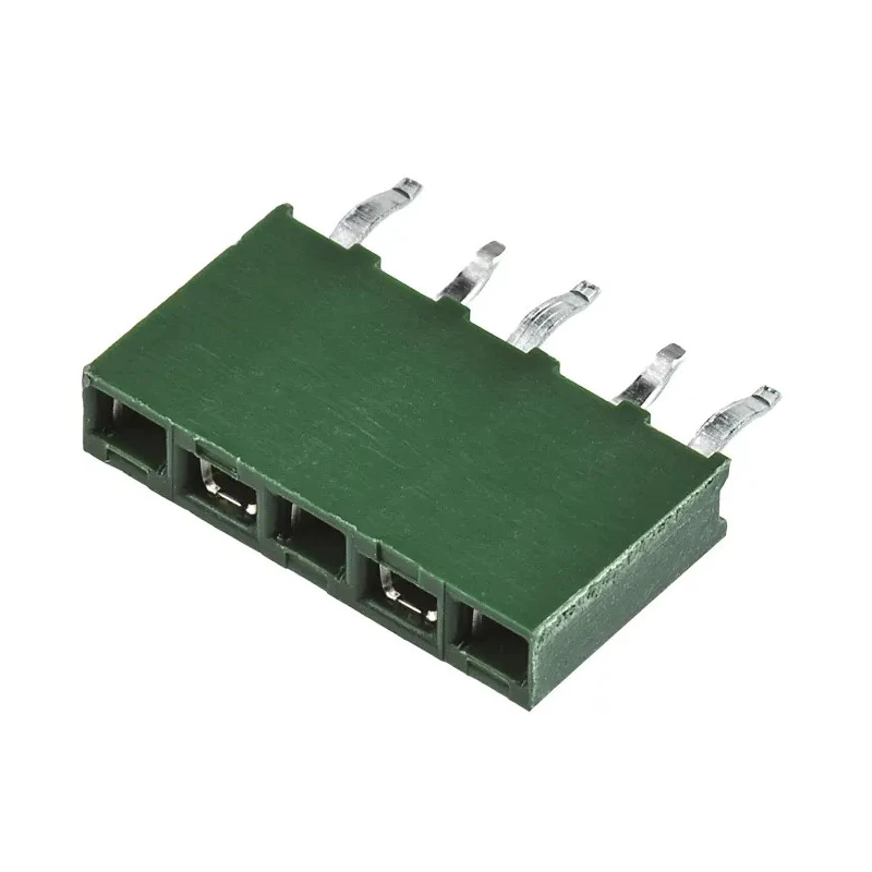 TE Connectivity AMPMODU HV100 Series Straight Through Hole PCB Socket, 5-Contact, 1 Row, 2.54 mm Pitch Solder HV100