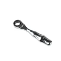 Wera Zyklop Mini 2 1/4 in Hex Drive Ratchet with Ratchet Handle, Round Head, 107mm Overall Length 05003660001