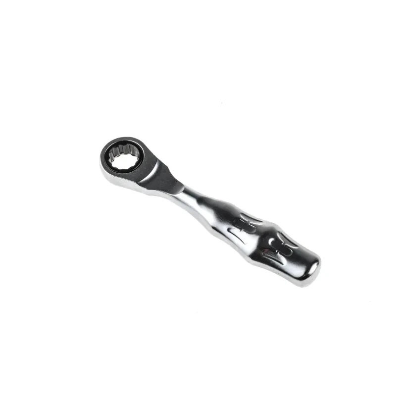 Wera Zyklop Mini 2 1/4 in Hex Drive Ratchet with Ratchet Handle, Round Head, 107mm Overall Length 05003660001
