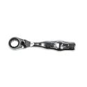 Wera Zyklop Mini 2 1/4 in Hex Drive Ratchet with Ratchet Handle, Round Head, 107mm Overall Length 05003660001
