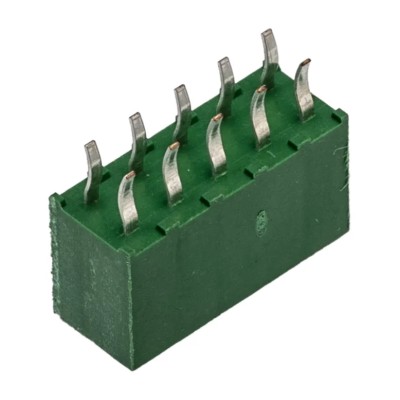 TE Connectivity AMPMODU HV100 Series 10-Contact 2-Row 2.54mm Pitch Straight Through Hole PCB Socket HV100