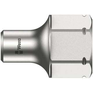 Wera 1/4 in Drive 4 mm Standard Hex Chrome Vanadium Steel Socket 9.5mm Overall Length 05024210001