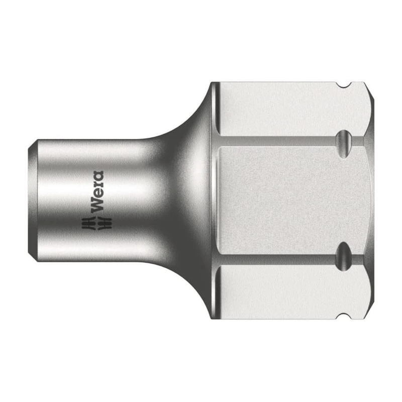 Wera 1/4 in Drive 4 mm Standard Hex Chrome Vanadium Steel Socket 9.5mm Overall Length 05024210001