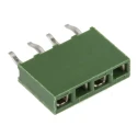 TE Connectivity AMPMODU Series Straight Through Hole PCB Socket, 4-Contact, 1 Row, 2.54 mm Pitch, 12A, Polyester HV100