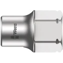 Wera 1/4 in Drive 13 mm Standard Hex Socket Chrome Vanadium Steel, 9.5mm Overall Length 05003685001