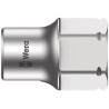 Wera 1/4 in Drive 13 mm Standard Hex Socket Chrome Vanadium Steel, 9.5mm Overall Length 05003685001
