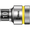 Wera 10 mm Standard 1/2 in Drive Socket, Chrome Vanadium Steel, 10.4mm Overall Length 05003730001