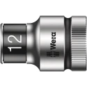 Wera Zyklop 1/2 in Drive 12 mm Standard Socket with Holding Function, Chrome Vanadium Steel, 11.4mm Overall 05024453001
