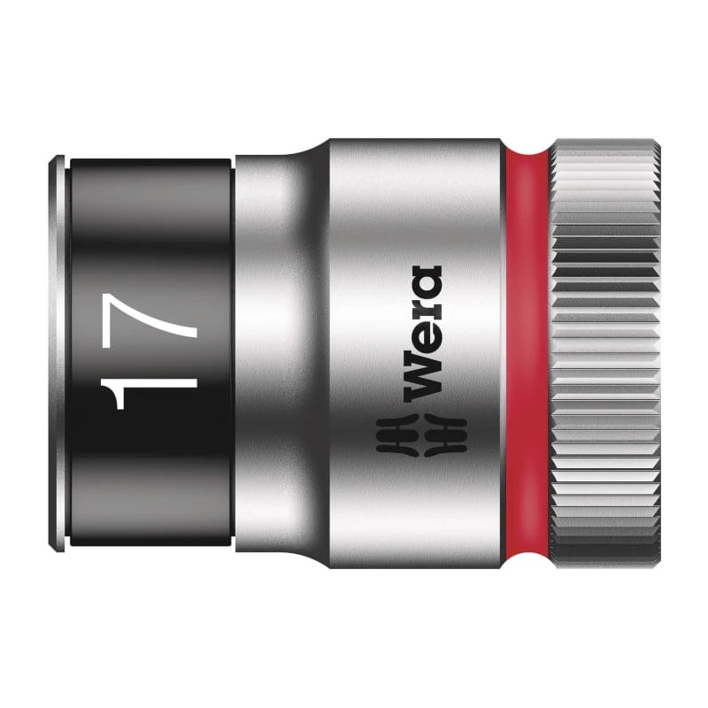 Wera 1/2 in Socket Wrench 37mm Overall Chrome Vanadium Steel Chrome Finish 05024466001