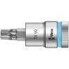 Wera 1/2 in Drive TX50 Torx Socket Chrome Vanadium Steel, 60mm Length TX50