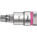 Wera 1/2 in Drive TX55 Torx Socket Chrome Vanadium Steel 60mm Overall Length TX55