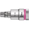 Wera 1/2 in Drive TX55 Torx Socket Chrome Vanadium Steel 60mm Overall Length TX55
