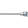 Wera 1/2 in Drive TX27 Bit Socket, Chrome Vanadium Steel, Chrome Finish, 140mm Overall Length TX27