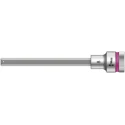 Wera 1/2 in Drive 8 mm Hexagon Hex Chrome Vanadium Steel Socket, 101.5mm Overall Length 05003844001