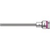 Wera 1/2 in Drive 8 mm Hexagon Hex Chrome Vanadium Steel Socket, 101.5mm Overall Length 05003844001