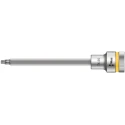 Wera Socket Bit 1/2 in Drive TX25, Chrome Vanadium Steel, 140mm Length TX25