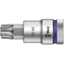 Wera 1/2 in Drive TX60 Torx Socket Chrome Vanadium Steel 60mm Overall Length TX60