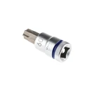 Wera 1/2 in Drive TX60 Torx Socket Chrome Vanadium Steel 60mm Overall Length TX60