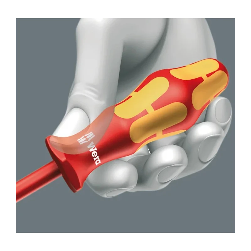 Wera Insulated Screwdriver with PZ1 Tip, 80 mm Blade, VDE/1000V Approved, 178 mm Overall Length 05006190001