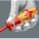 Wera Insulated Screwdriver with PZ2 Tip, 100 mm Blade Length, VDE/1000V Approved, 205 mm Overall Length 05006191001