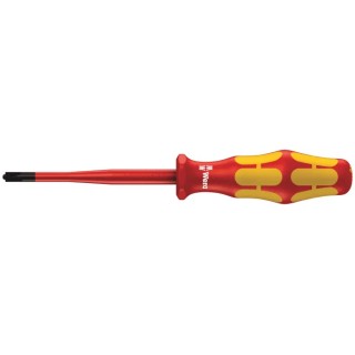 Wera Insulated Screwdriver PZ1 Tip 80 mm Blade VDE 1000V Approved 161mm Overall 05020132001