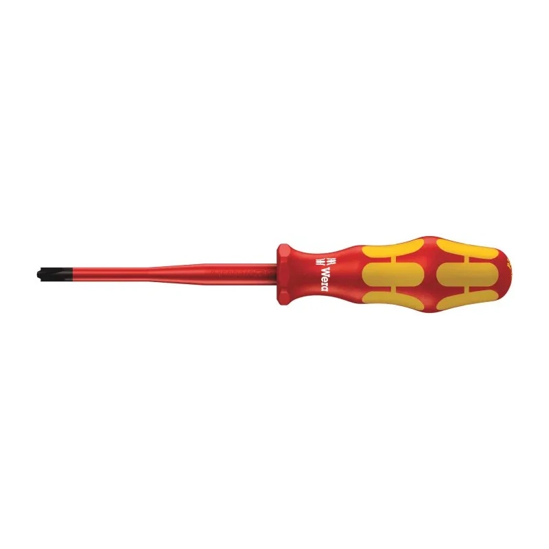 Wera Insulated Screwdriver with PZ2 Tip, 100 mm Blade, VDE/1000V Approved, 198mm Overall Length 05020134001