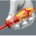 Wera Insulated Screwdriver with PZ2 Tip, 100 mm Blade, VDE/1000V Approved, 198mm Overall Length 05020134001