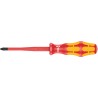 Wera Insulated Screwdriver PH2 Tip 100mm Blade VDE 1000V Approved 198mm Overall 05020133001