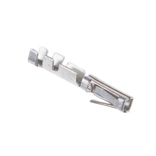 TE Connectivity AMPMODU MOD II Series Female Crimp Terminal, Tin Plated, 3A, 26-22 AWG, 18.8mm Length 182206-2